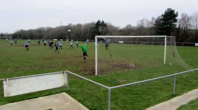 The goal that made it 2-2. A fine strike by Aled Thomas